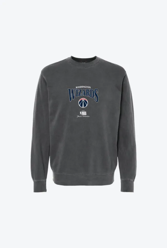 Washington Wizards Vintage Embroidered Crewneck - Black sold by Peace-Collective