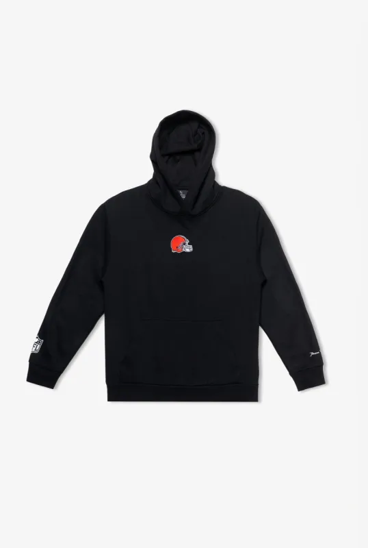 Cleveland Browns Logo Heavyweight Hoodie - Black sold by Peace-Collective