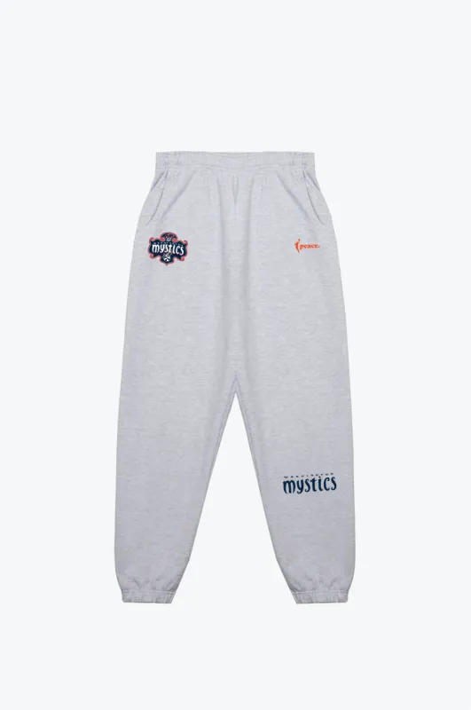 Washington Mystics Essentials Heavyweight Jogger - Ash sold by Peace-Collective