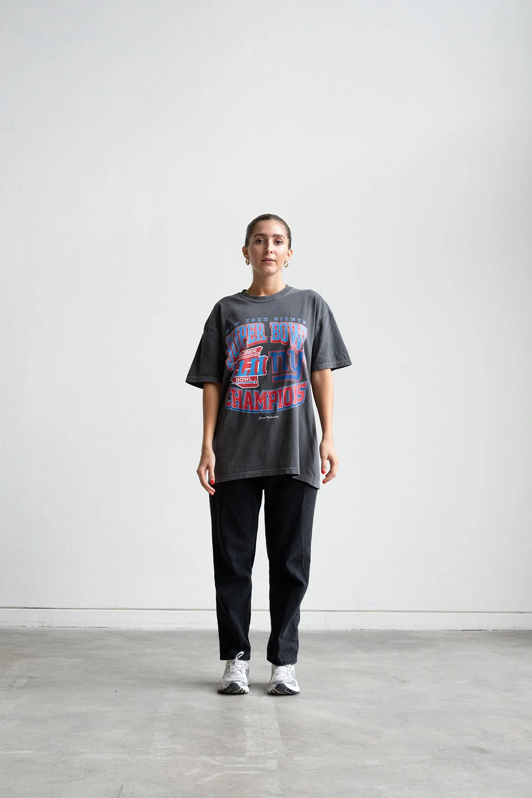New York Giants Super Bowl XLII Heavyweight T-Shirt - Black sold by Peace-Collective product image thumbnail 2