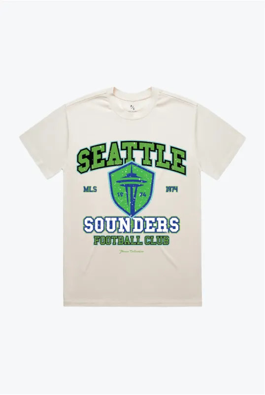 Seattle Sounders FC Premium T-Shirt - Natural sold by Peace-Collective