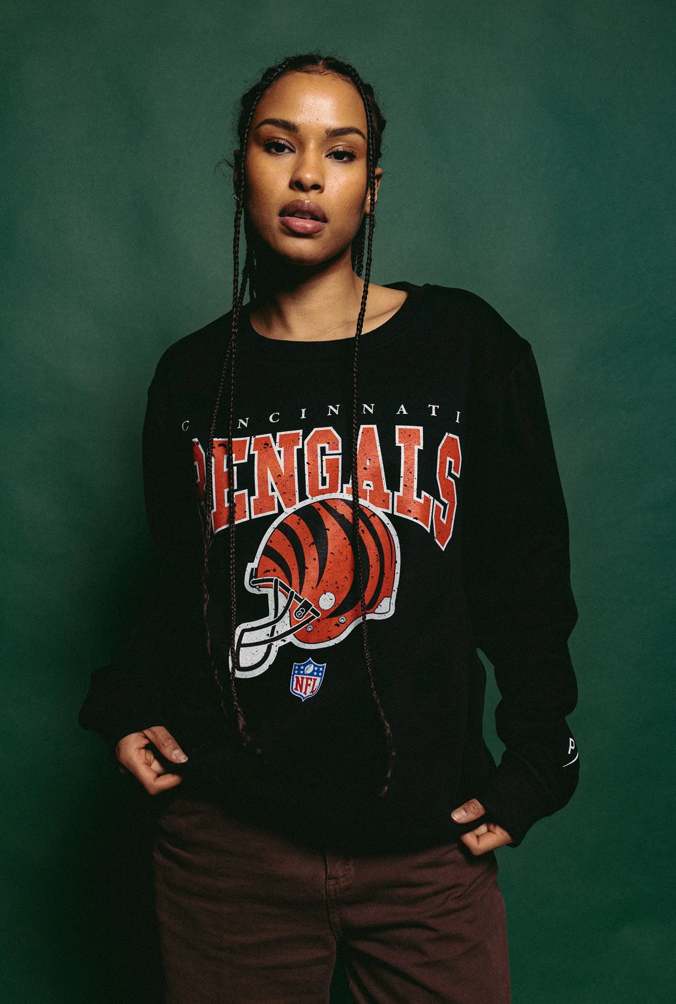 Cincinnati Bengals Vintage Crewneck - Black sold by Peace-Collective product image thumbnail 4