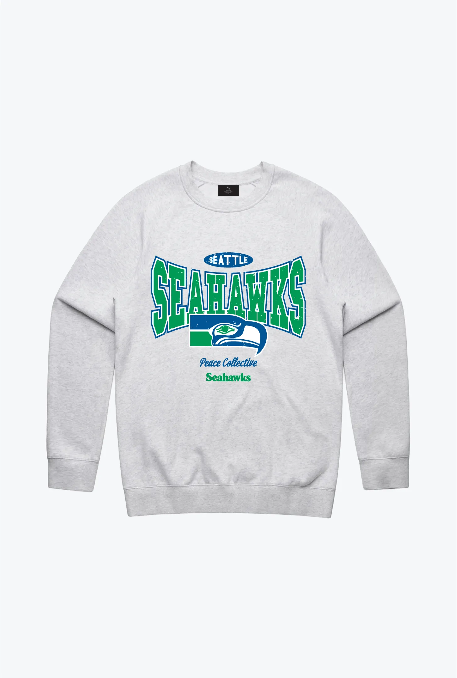 Seattle Seahawks Vintage Crewneck - Ash sold by Peace-Collective
