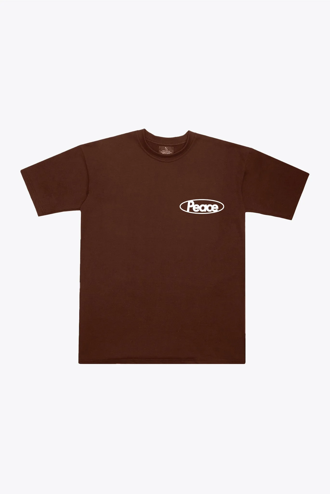 Mental Health is Health Pigment Dye Heavyweight T-Shirt - Brown sold by Peace-Collective