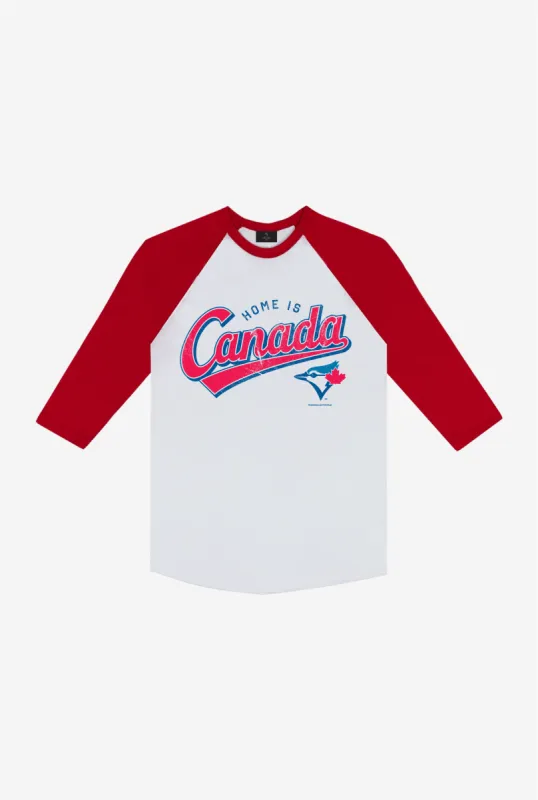 TBJ Canada Day Raglan T-Shirt - Red/Ivory sold by Peace-Collective