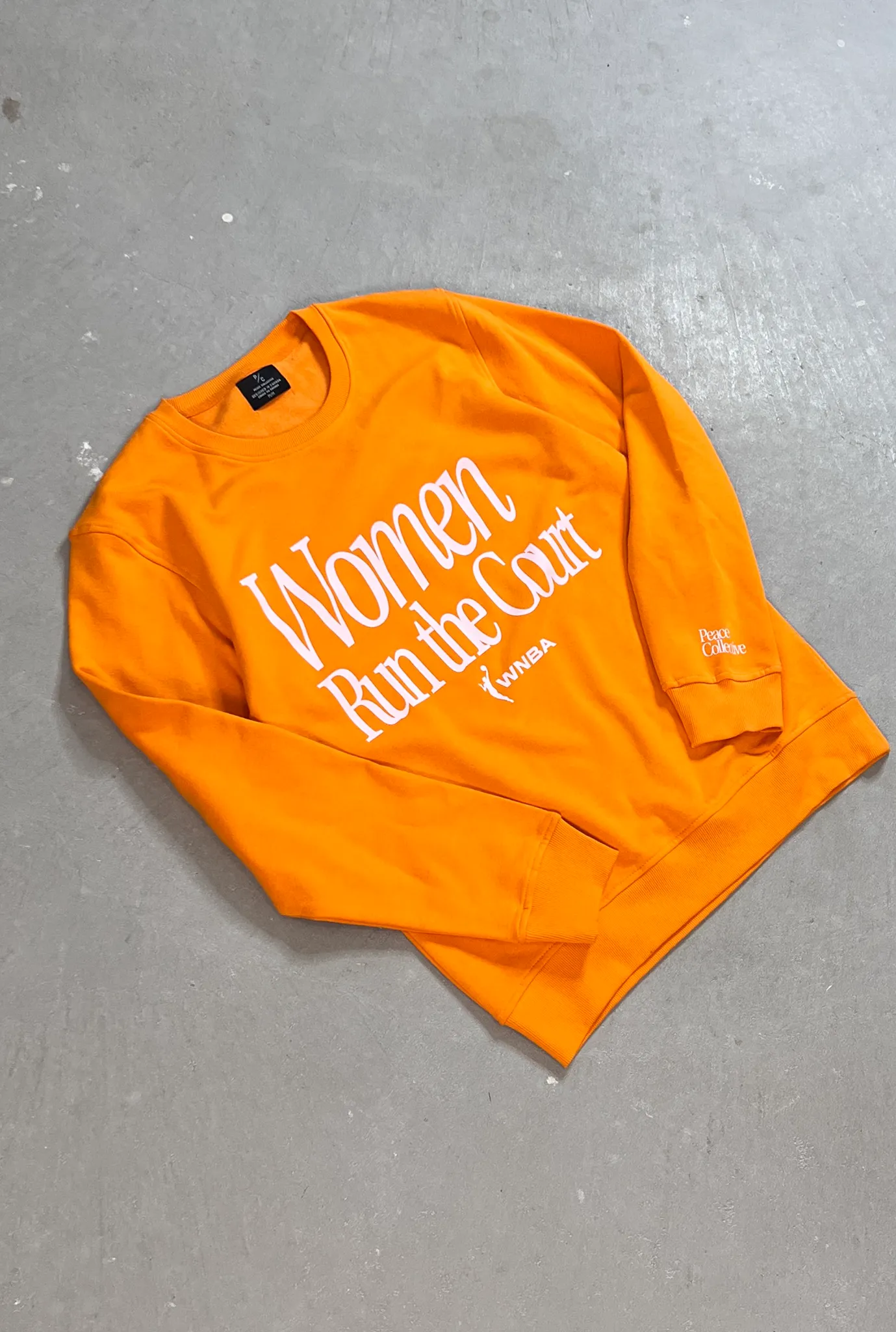 Women Run The Court Crewneck - Orange sold by Peace-Collective product image thumbnail 4