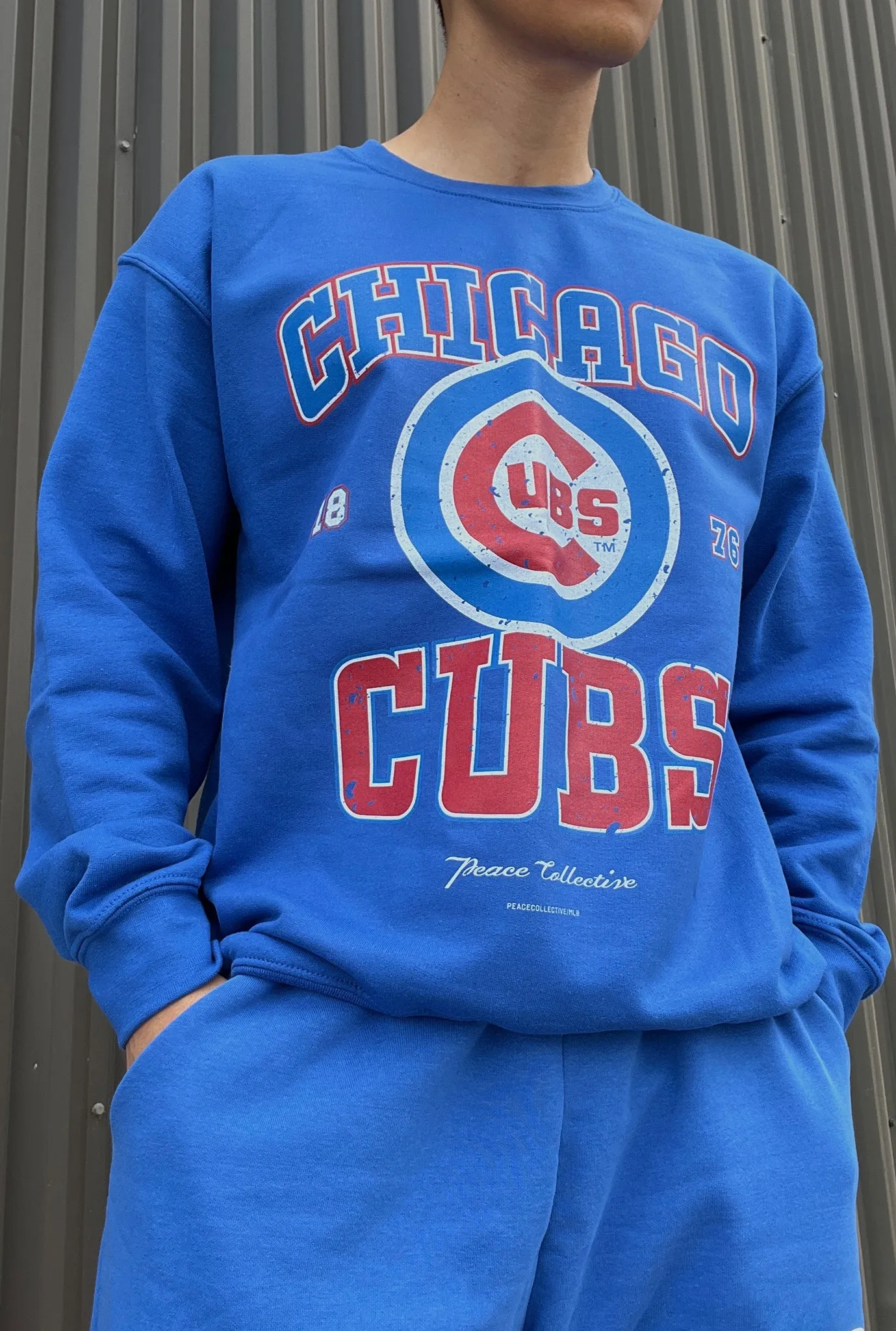 Chicago Cubs Vintage Washed Crewneck - Royal sold by Peace-Collective product image thumbnail 2