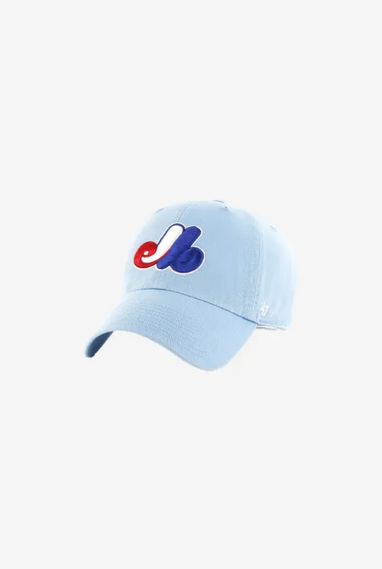 Montreal Expos Cooperstown Clean Up Cap - Light Blue sold by Peace-Collective