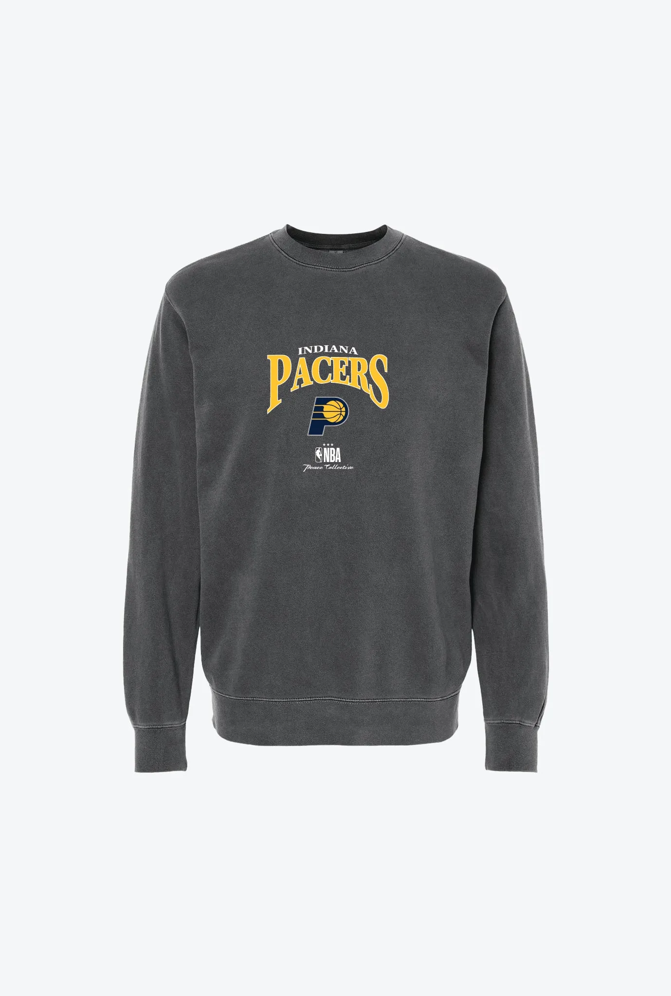 Indiana Pacers Vintage Embroidered Crewneck - Black sold by Peace-Collective