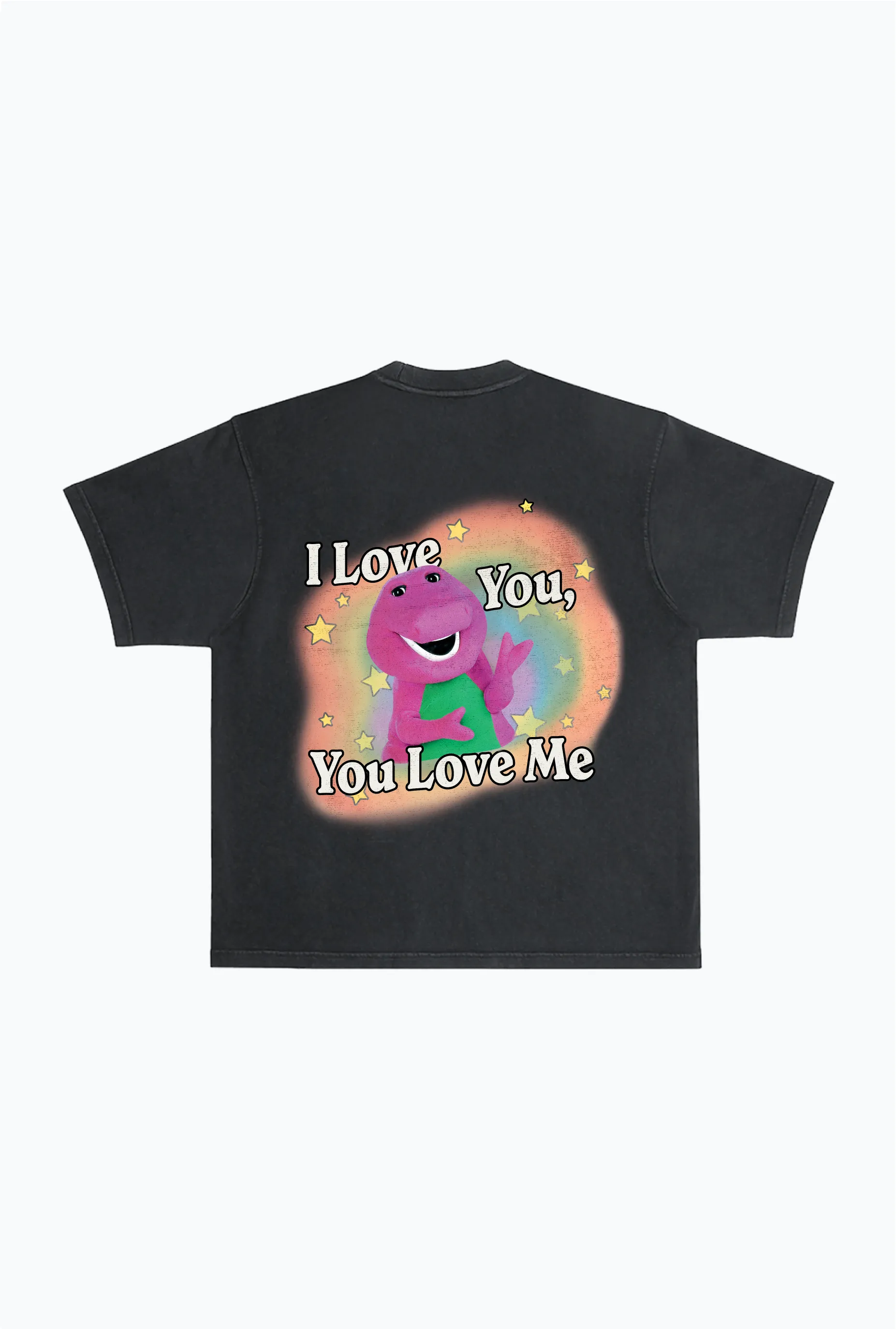 P/C x Barney Stars Garment Dyed Heavyweight T-Shirt - Black sold by Peace-Collective product image thumbnail 2