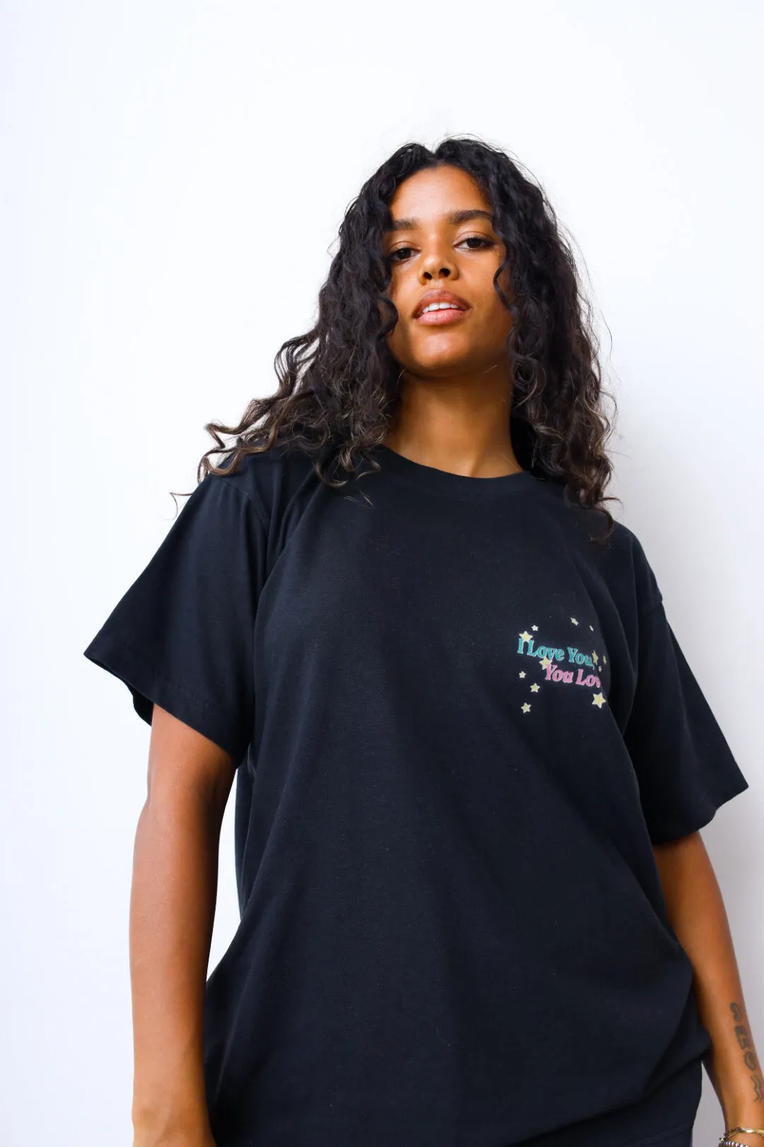 P/C x Barney Stars Garment Dyed Heavyweight T-Shirt - Black sold by Peace-Collective product image thumbnail 3