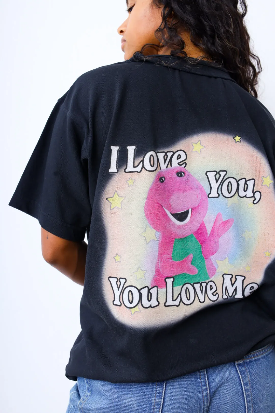 P/C x Barney Stars Garment Dyed Heavyweight T-Shirt - Black sold by Peace-Collective product image thumbnail 4