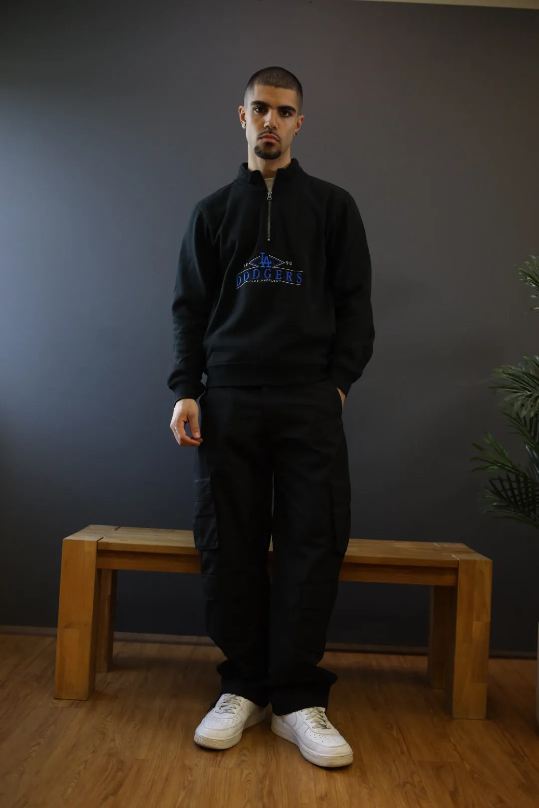 Los Angeles Dodgers Quarter Zip - Black sold by Peace-Collective product image thumbnail 5