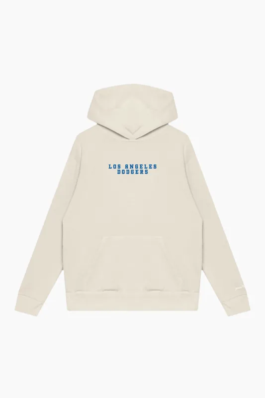 Los Angeles Dodgers Heavyweight Hoodie - Ivory sold by Peace-Collective