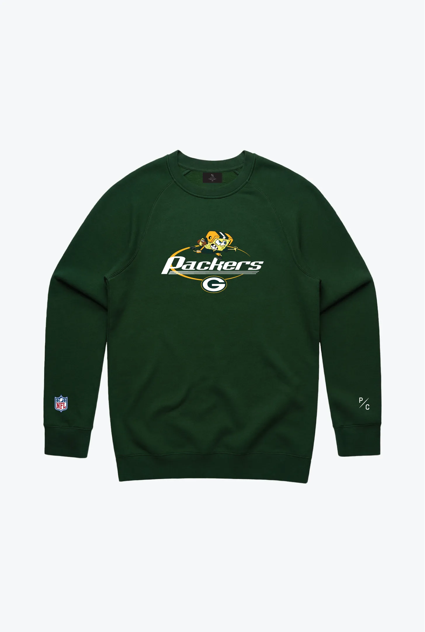 NFL x Nickelodeon Embroidered Crewneck - Green Bay Packers sold by Peace-Collective