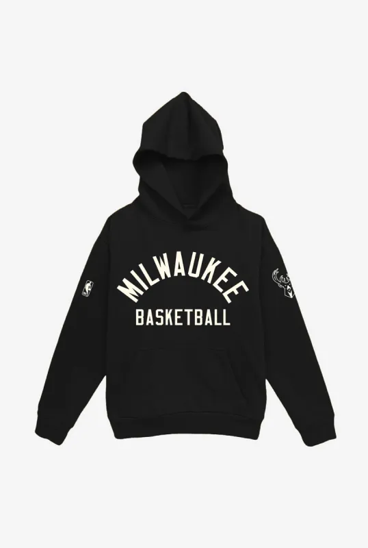 Milwaukee Bucks Heavyweight Hoodie - Black sold by Peace-Collective