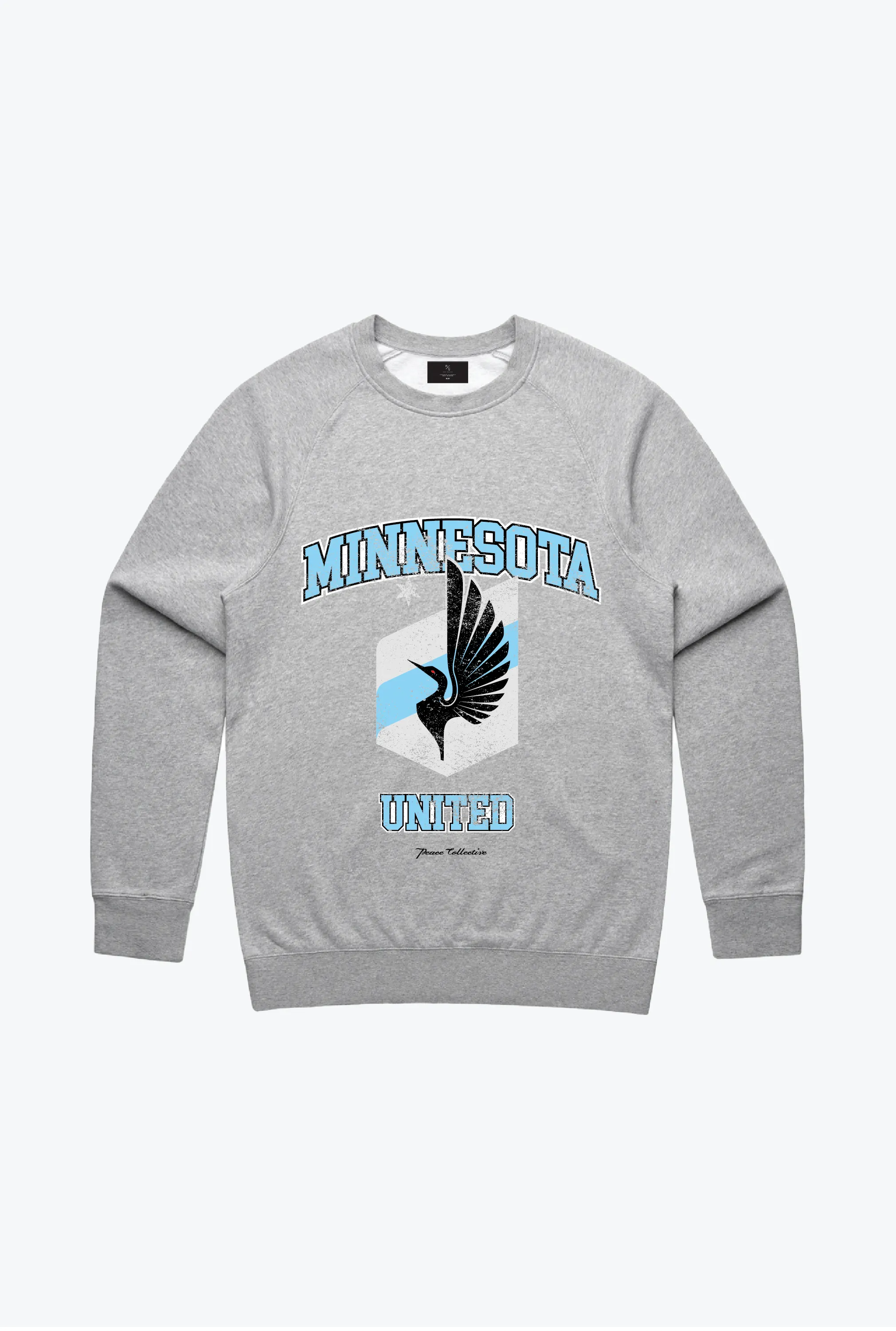 Minnesota United FC Vintage Washed Crewneck - Ash sold by Peace-Collective