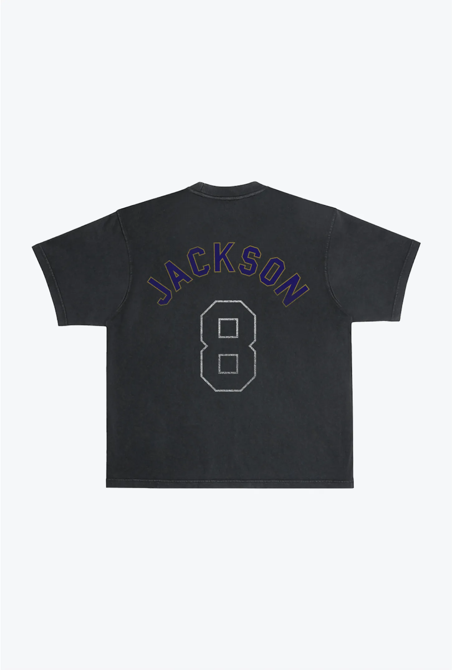 Lamar Jackson Garment Dyed Heavyweight T-Shirt - Black sold by Peace-Collective product image thumbnail 2