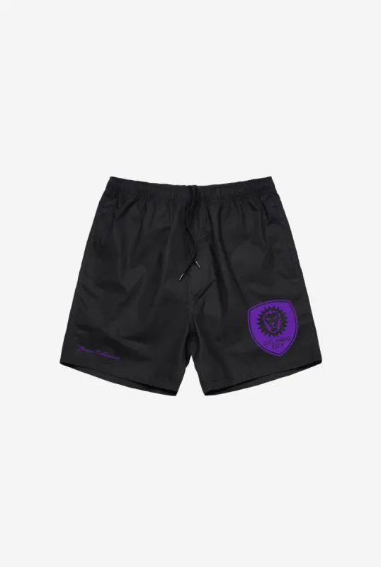Orlando City SC Board Shorts - Black sold by Peace-Collective