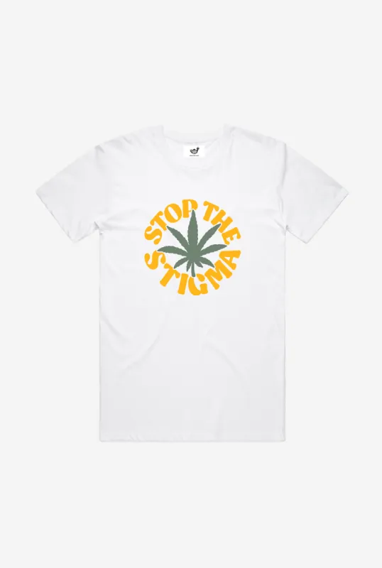 Stop the Stigma Premium T-Shirt - White sold by Peace-Collective