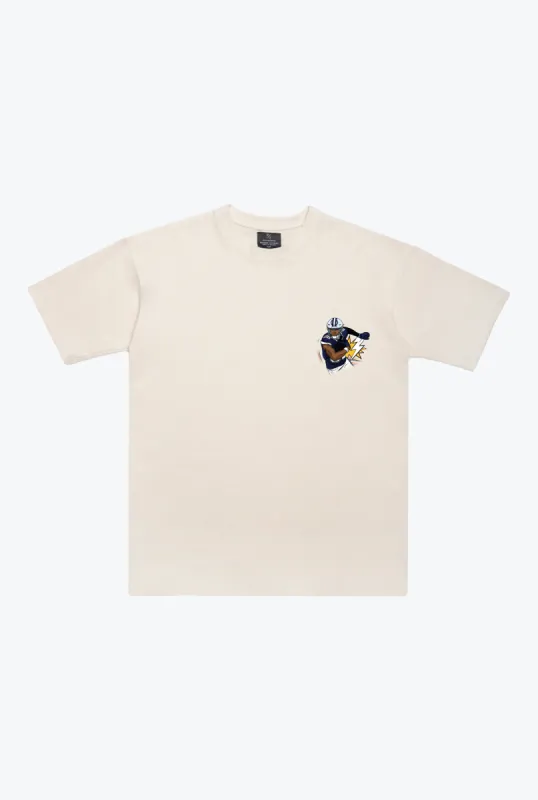 CeeDee Lamb Heavyweight T-Shirt - Ivory sold by Peace-Collective