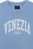 Venice Tourist Pigment Dye Crewneck - Blue sold by Peace-Collective