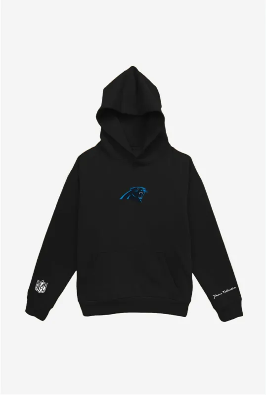 Carolina Panthers Logo Heavyweight Hoodie - Black sold by Peace-Collective