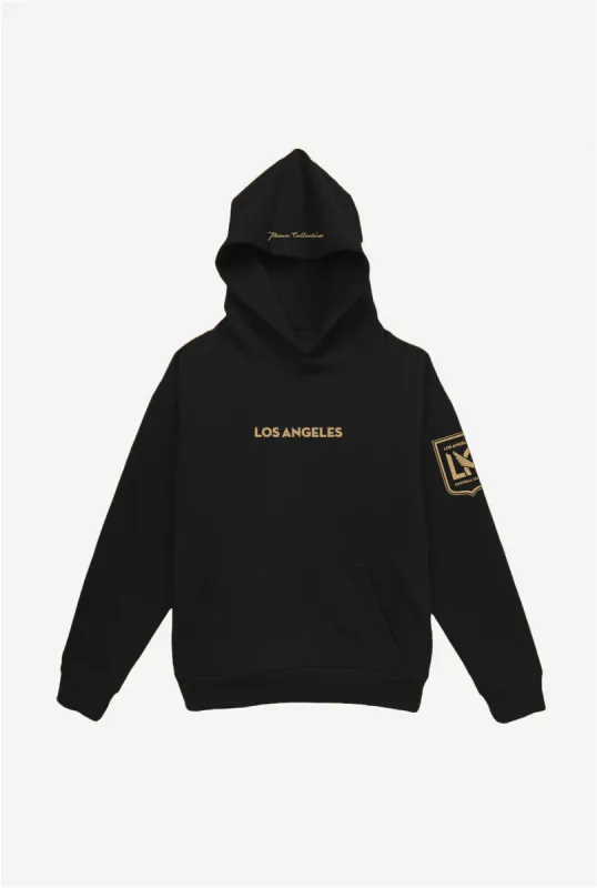 Los Angeles FC Heavyweight Hoodie - Black sold by Peace-Collective