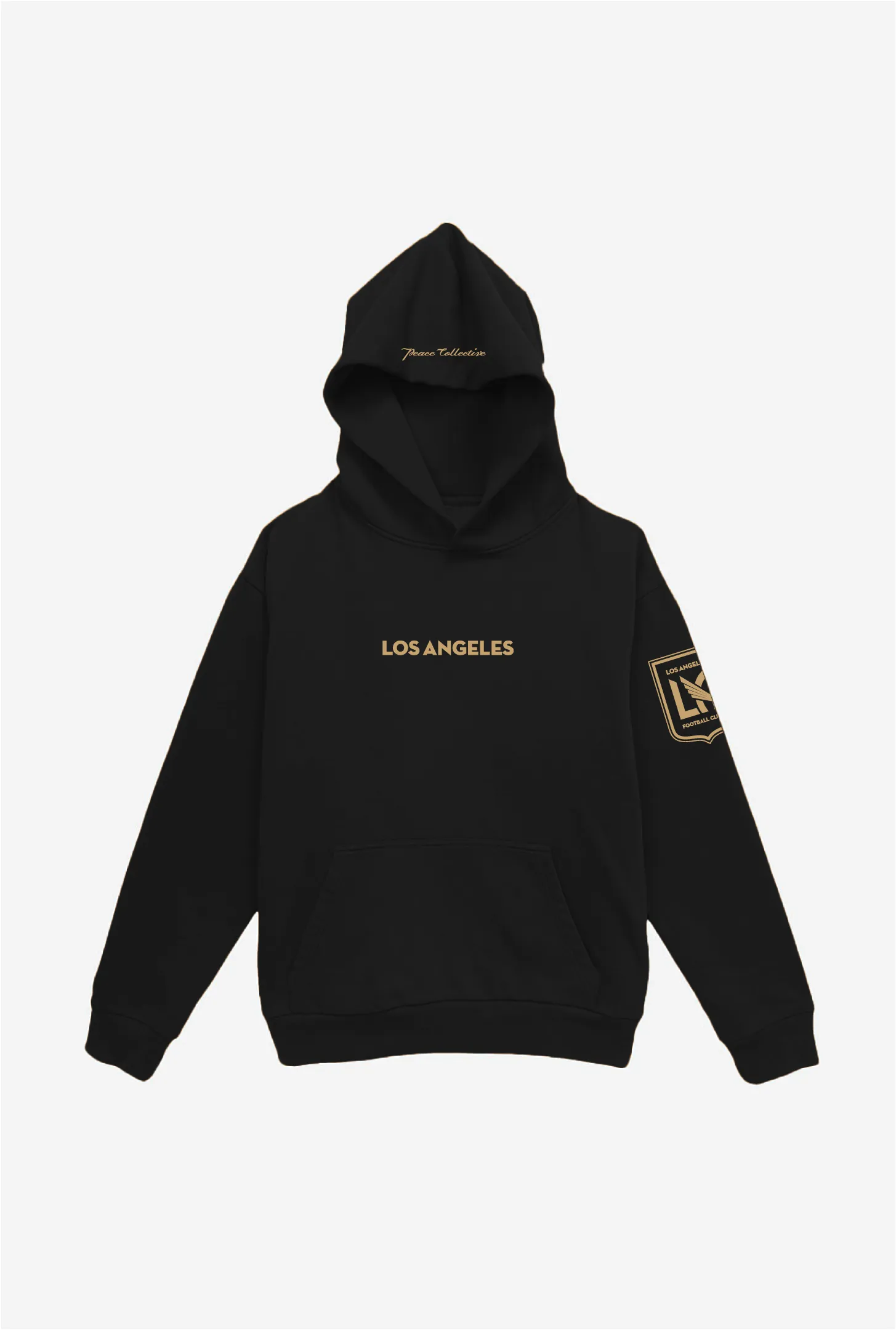 Los Angeles FC Heavyweight Hoodie - Black sold by Peace-Collective
