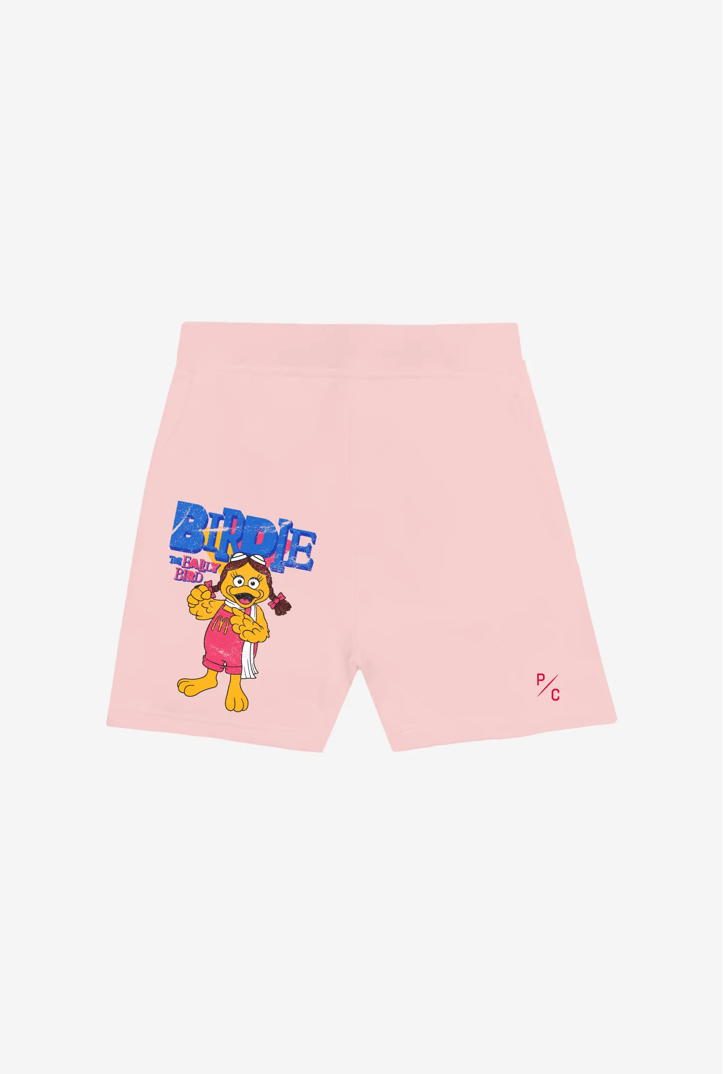 Vintage Birdie the Early Bird Fleece Shorts - Pink sold by Peace-Collective