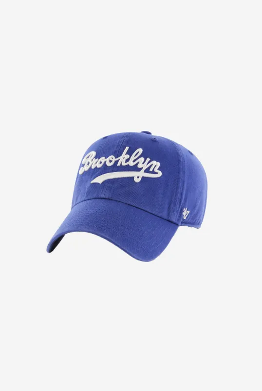 Brooklyn Dodgers Cooperstown Clean Up Cap - Royal sold by Peace-Collective