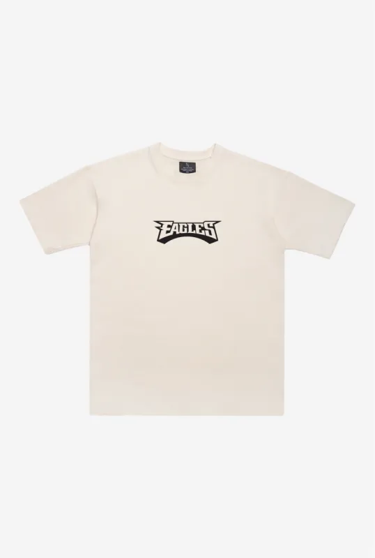 Philadelphia Eagles Heavyweight T-Shirt - Natural sold by Peace-Collective