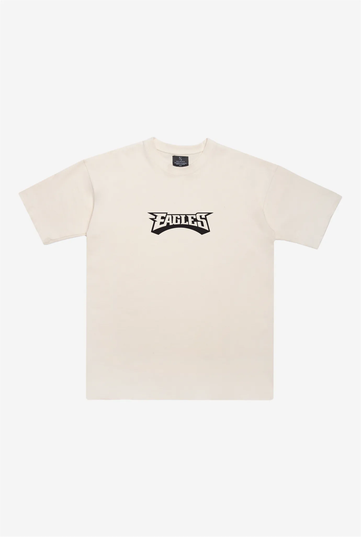 Philadelphia Eagles Heavyweight T-Shirt - Natural sold by Peace-Collective