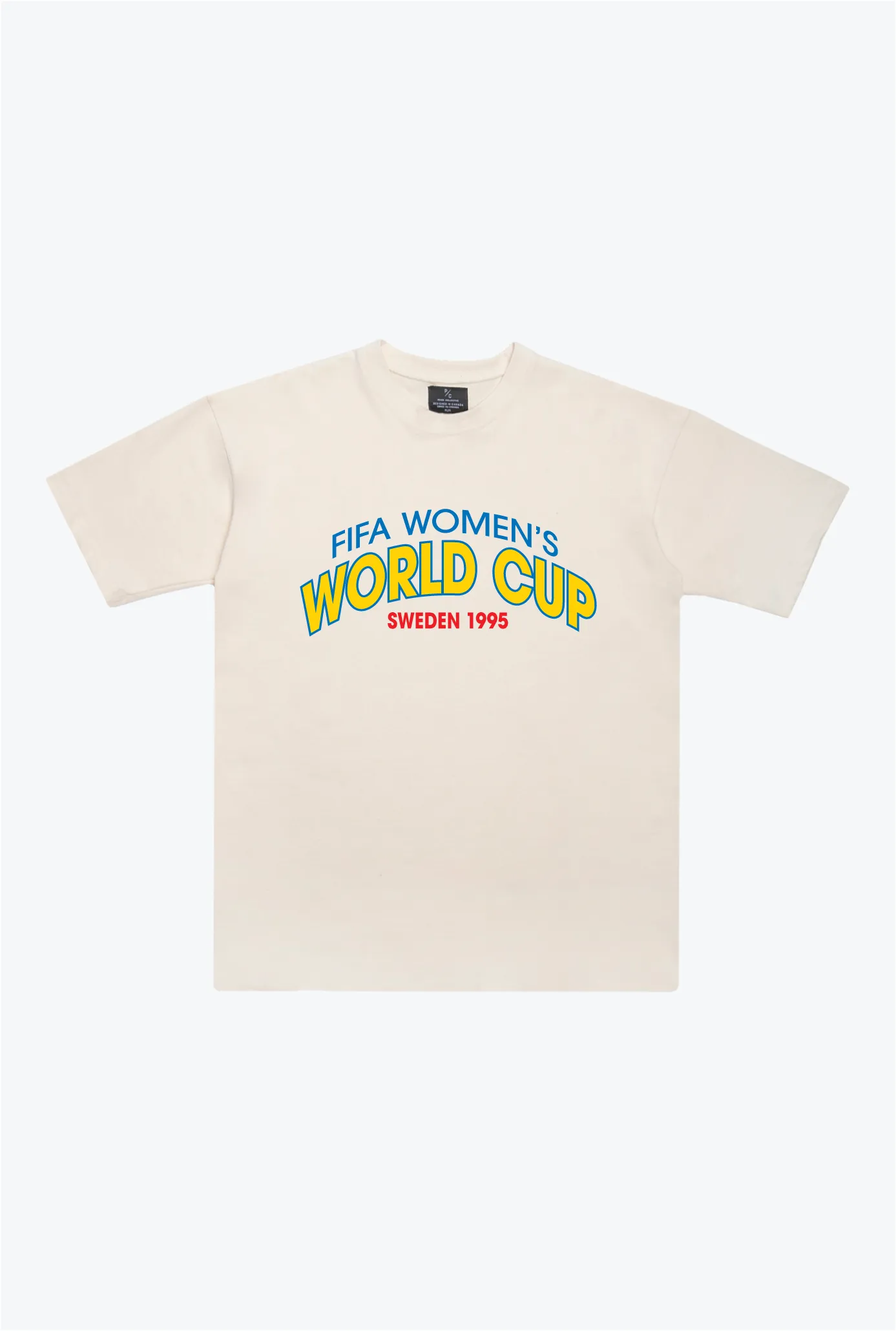 FIFA Women's World Cup Sweden 1995 Premium T-Shirt - Ivory sold by Peace-Collective