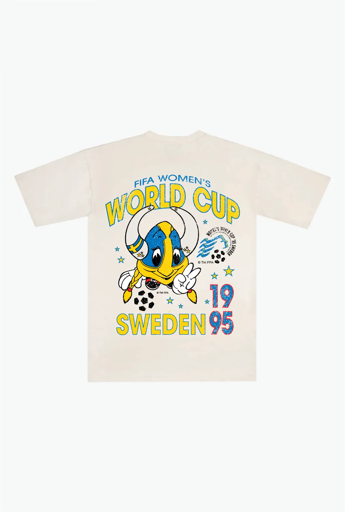 FIFA Women's World Cup Sweden 1995 Premium T-Shirt - Ivory sold by Peace-Collective product image thumbnail 2