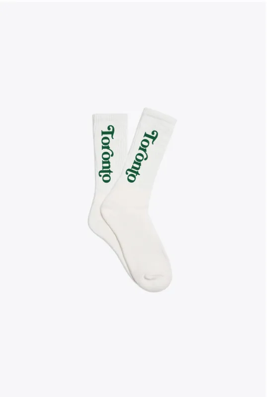 Toronto Crew Socks - White sold by Peace-Collective