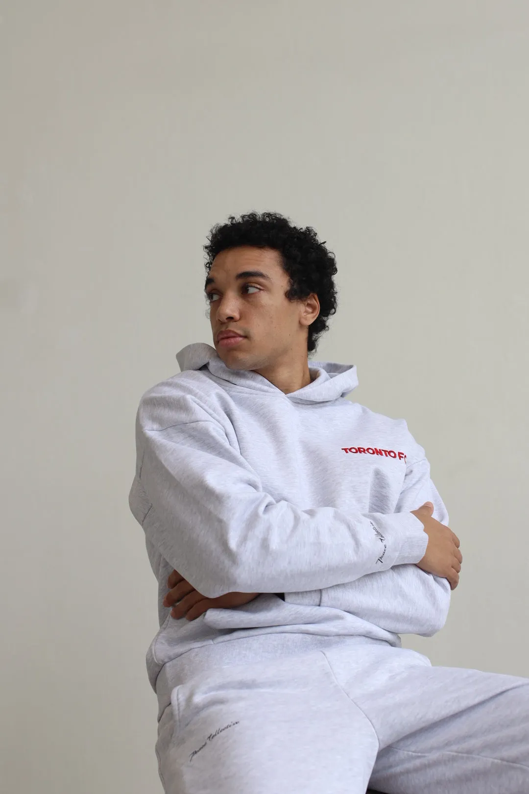 Toronto FC Essentials SuperHeavy™️ Hoodie - Ash sold by Peace-Collective product image thumbnail 5