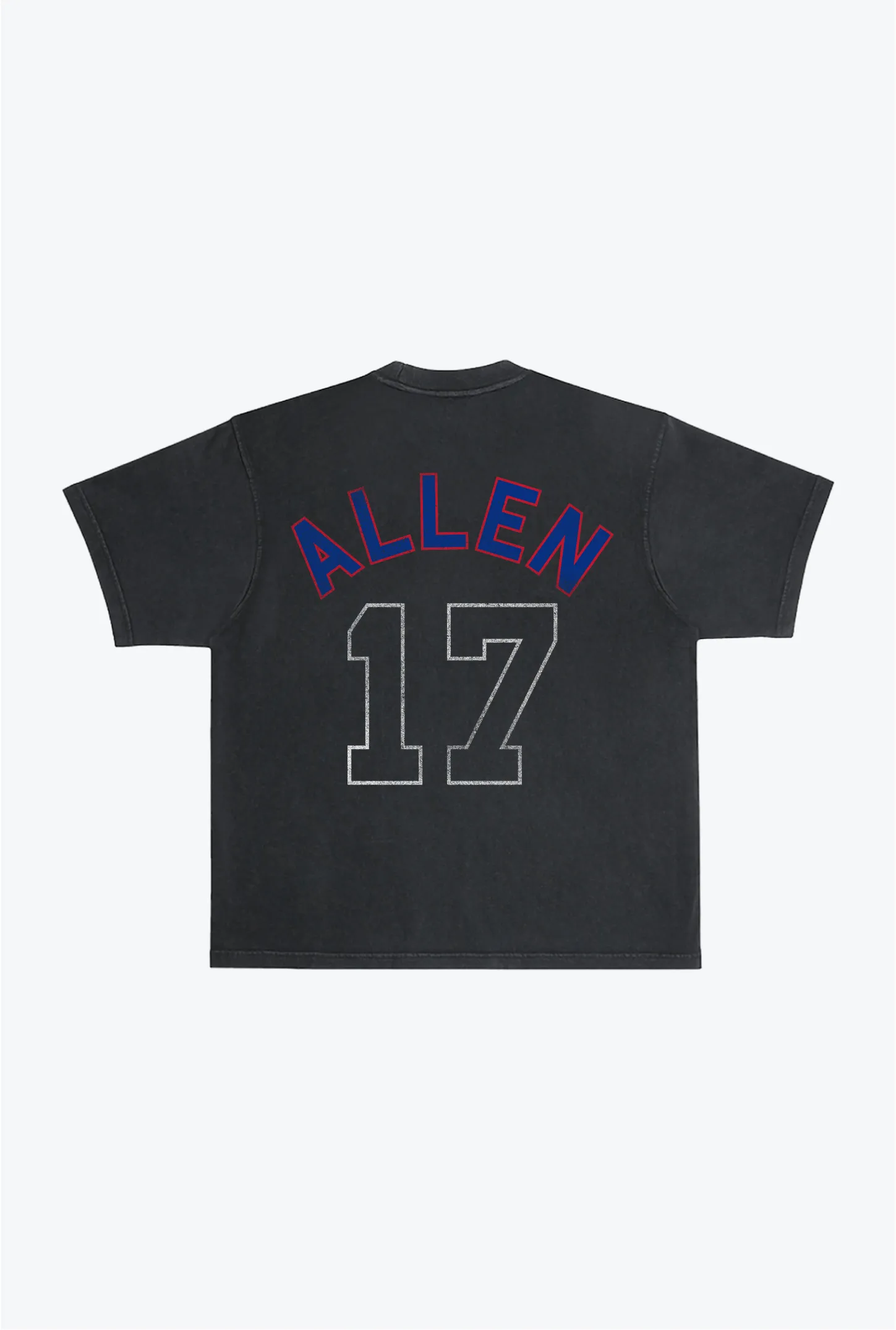 Josh Allen Garment Dyed Heavyweight T-Shirt - Black sold by Peace-Collective product image thumbnail 2