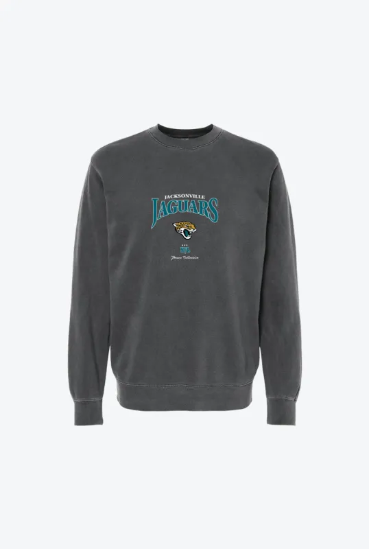 Jacksonville Jaguars Vintage Embroidered Crewneck - Black sold by Peace-Collective