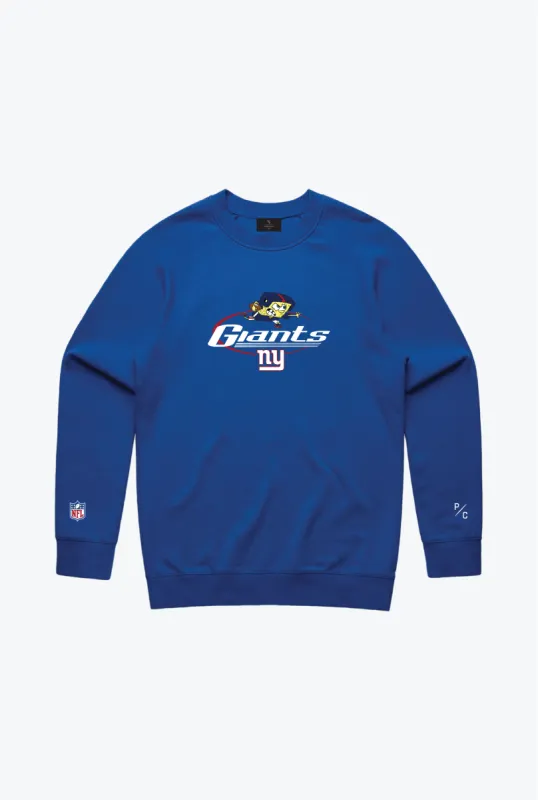NFL x Nickelodeon Embroidered Crewneck - New York Giants sold by Peace-Collective