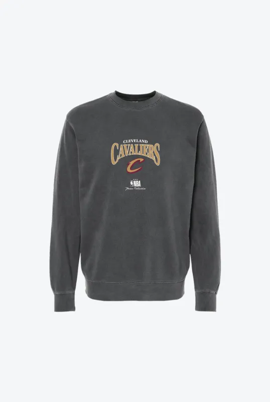 Cleveland Cavaliers Vintage Embroidered Crewneck - Black sold by Peace-Collective