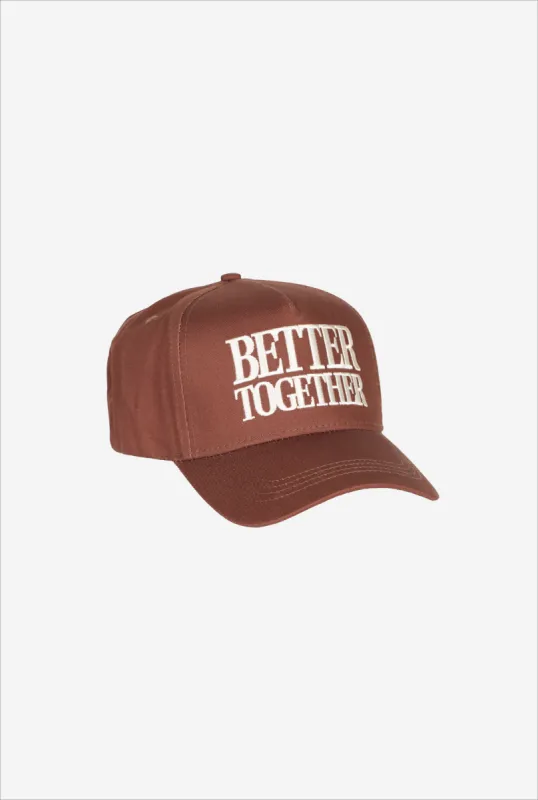Better Together A Frame Cap - Brown sold by Peace-Collective
