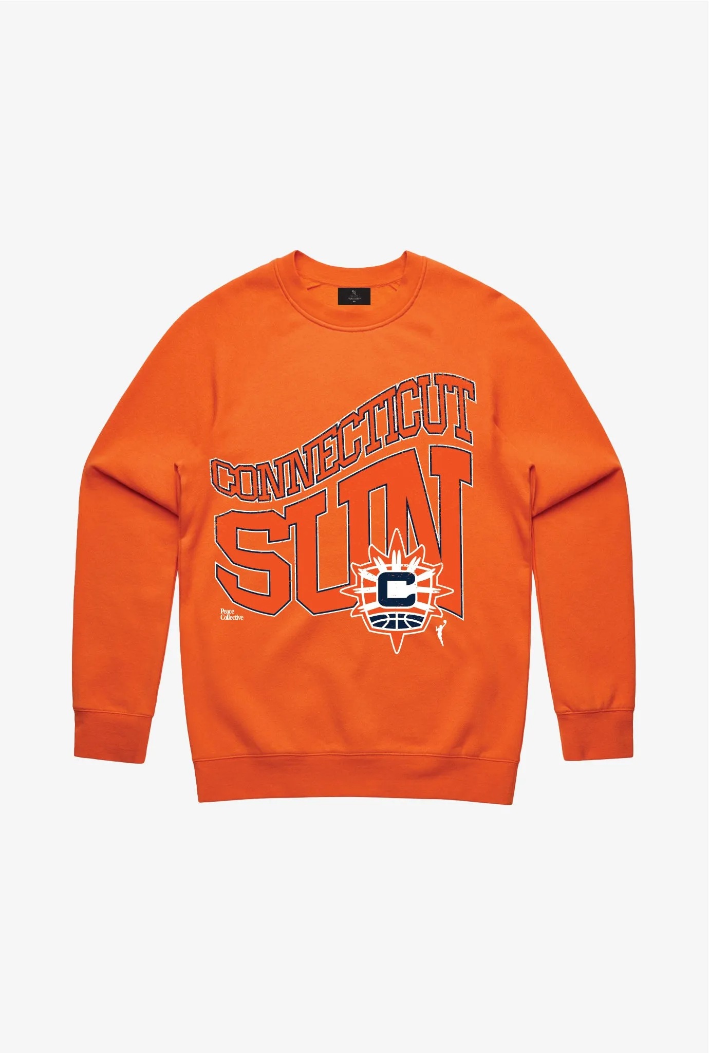 Connecticut Sun Crewneck - Orange sold by Peace-Collective