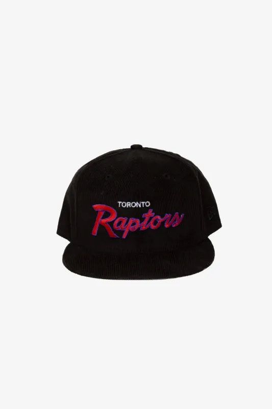 Toronto Raptors Corduroy Script 9FIFTY Snapback - Black sold by Peace-Collective
