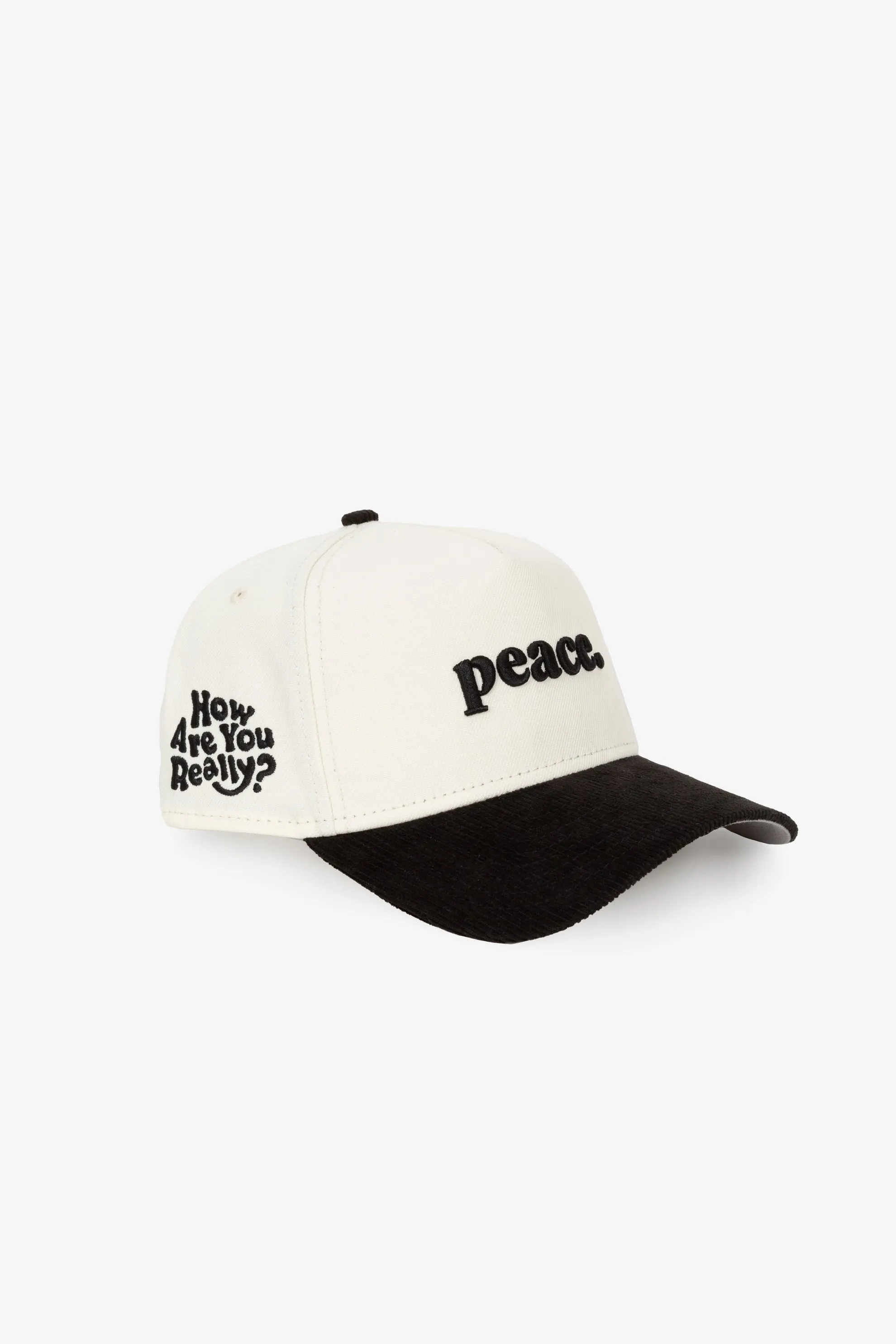 Peace How Are You Really 9FORTY Adjustable Cap - Chrome/ Black sold by Peace-Collective product image thumbnail 2
