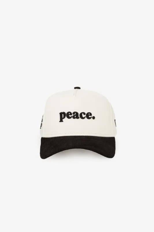 Peace How Are You Really 9FORTY Adjustable Cap - Chrome/ Black sold by Peace-Collective