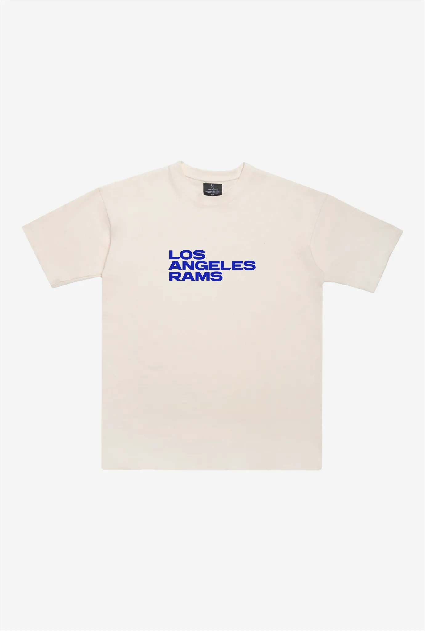 Los Angeles Rams Heavyweight T-Shirt - Natural sold by Peace-Collective