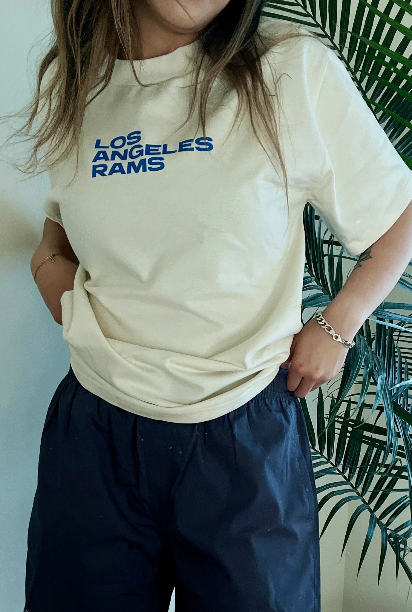 Los Angeles Rams Heavyweight T-Shirt - Natural sold by Peace-Collective product image thumbnail 3