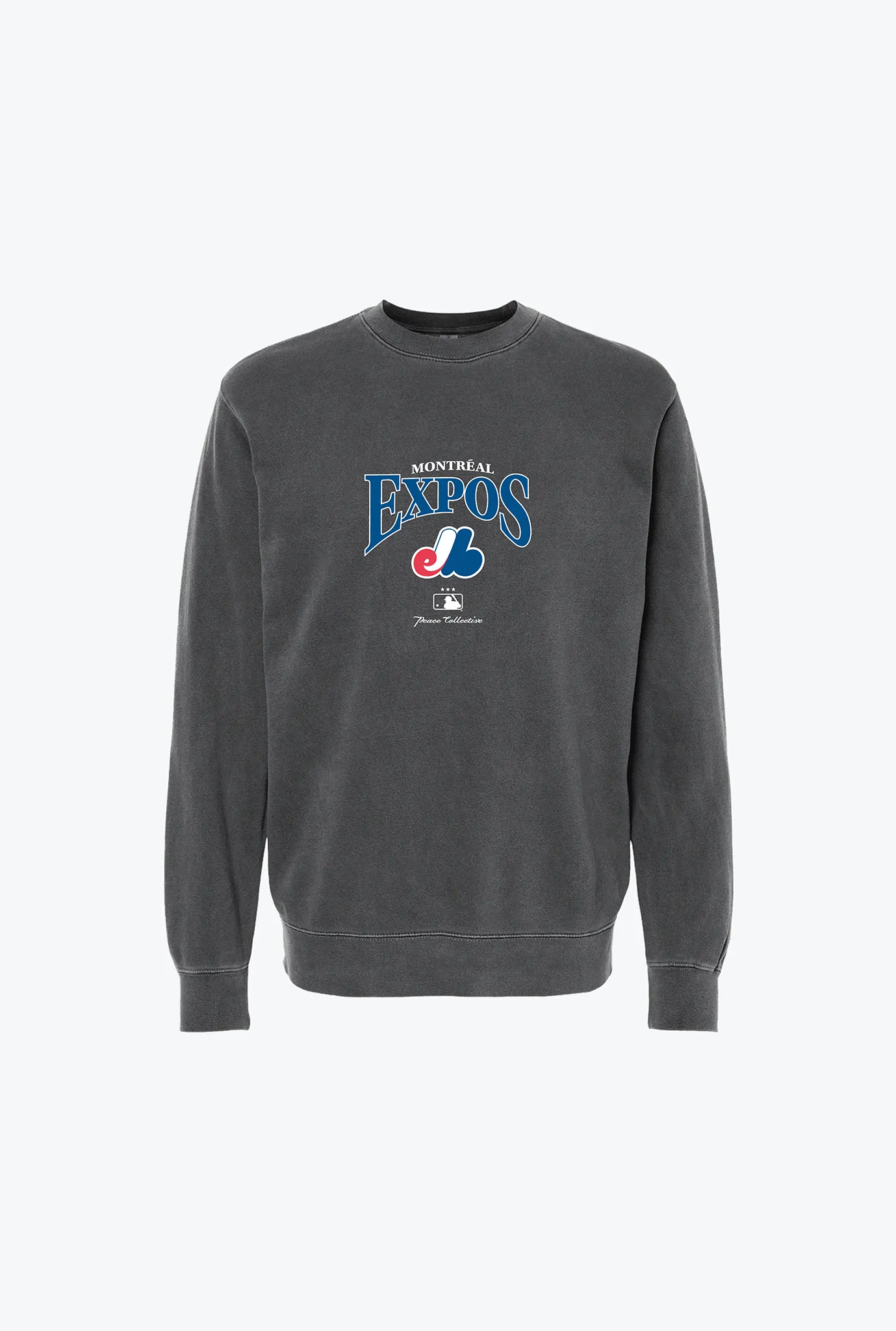 Montreal Expos Vintage Embroidered Crewneck - Black sold by Peace-Collective