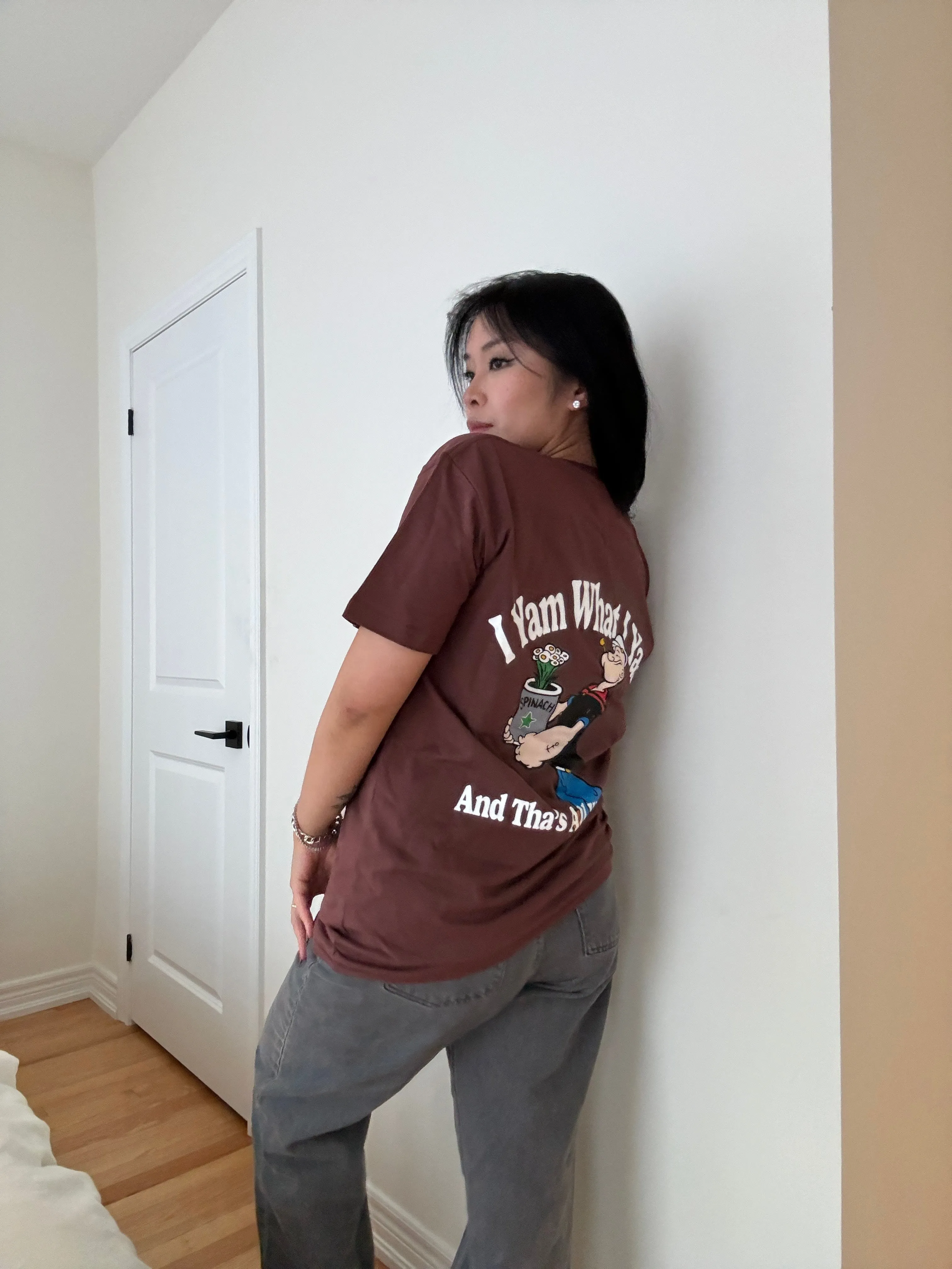 P/C x Popeye Yam T-Shirt - Espresso sold by Peace-Collective product image thumbnail 4